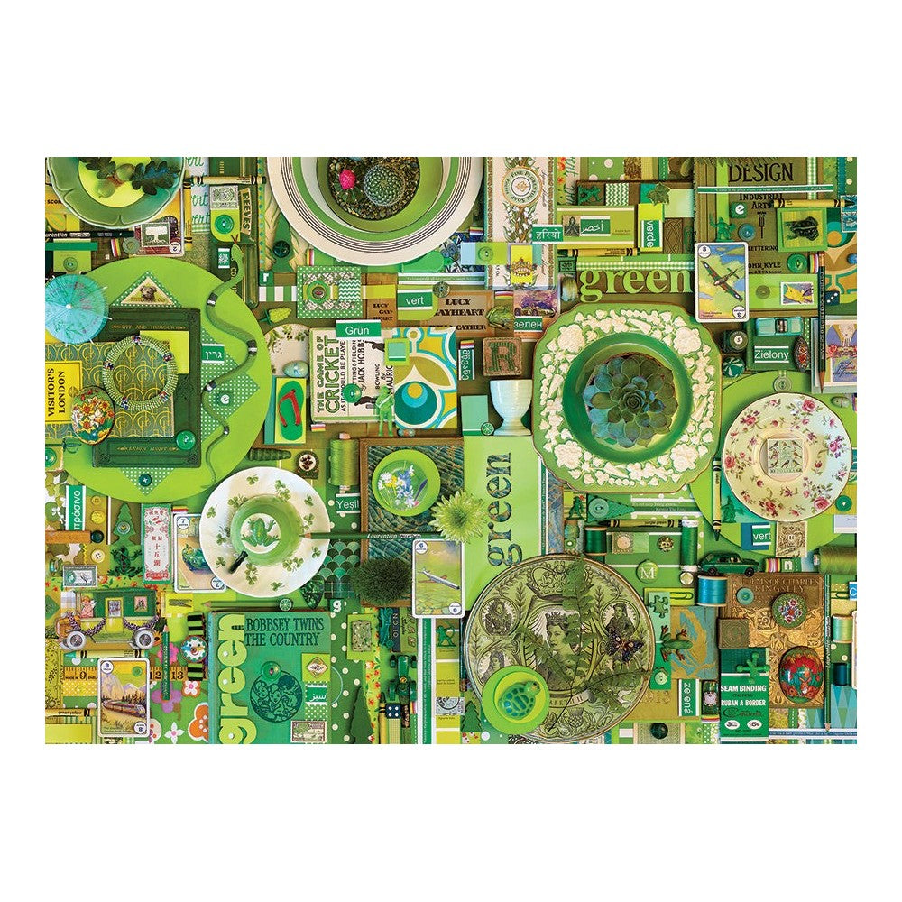 Puzzle - Cobble Hill - Rainbow Project 1000Pc Green