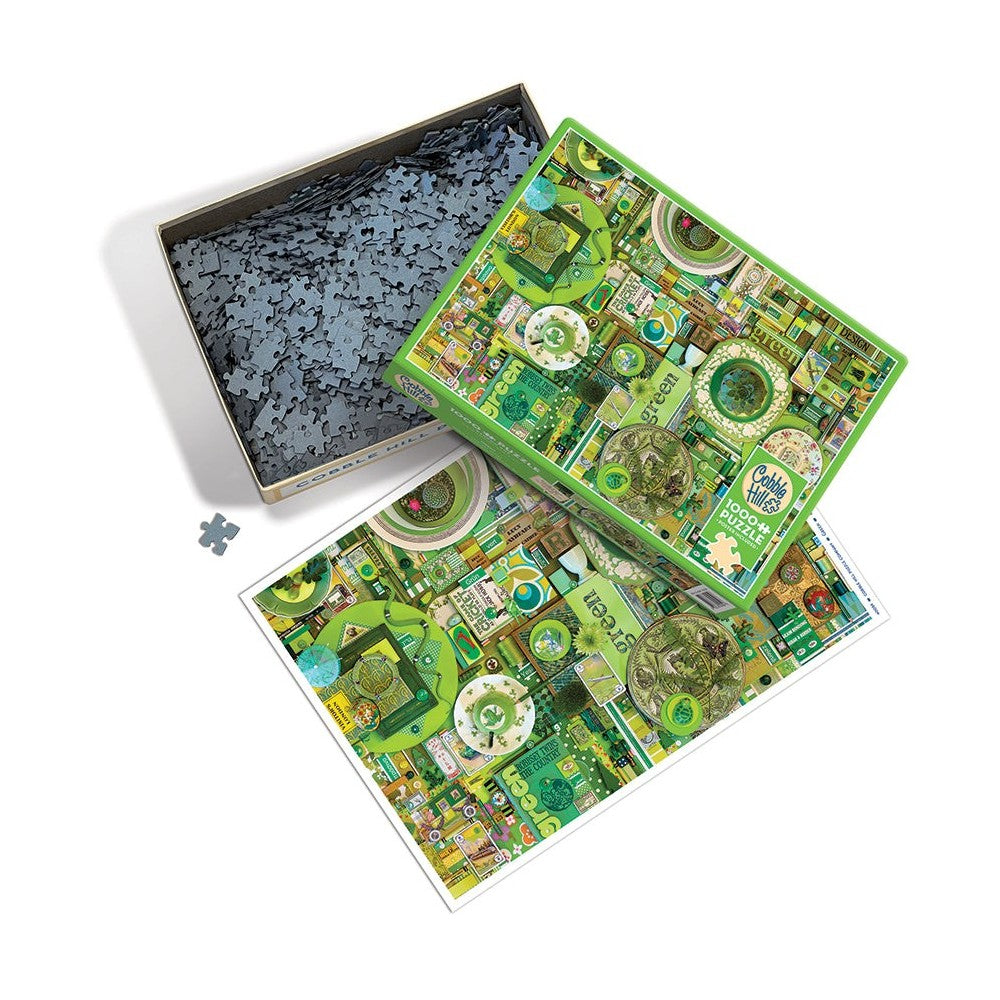 Puzzle - Cobble Hill - Rainbow Project 1000Pc Green