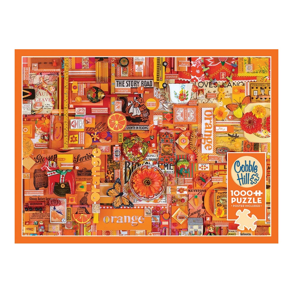 Puzzle - Cobble Hill - Rainbow Project 1000Pc Orange