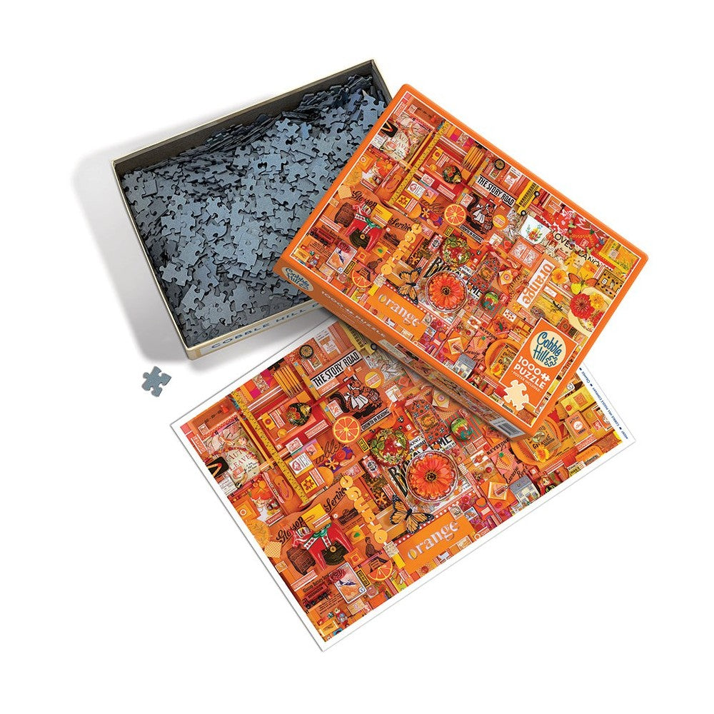 Puzzle - Cobble Hill - Rainbow Project 1000Pc Orange
