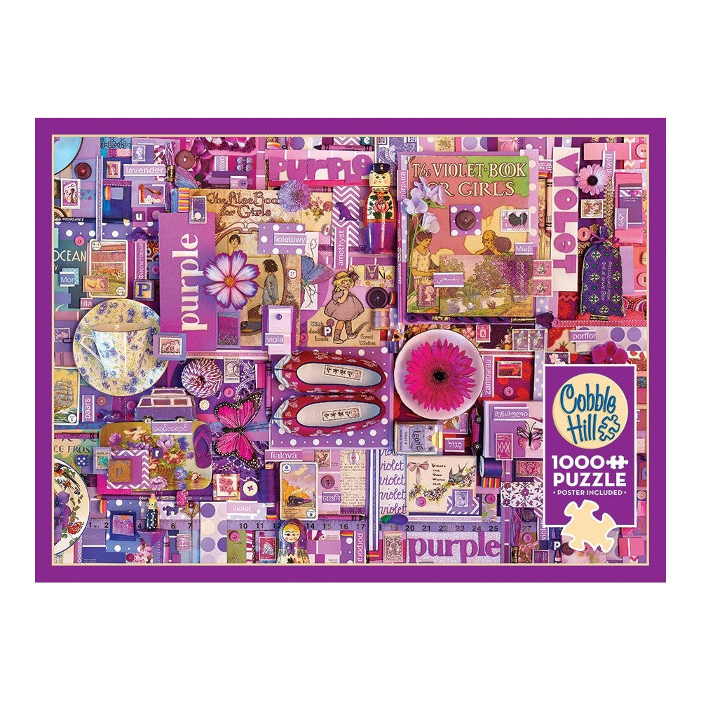 Puzzle - Cobble Hill - Rainbow Project 1000Pc Purple