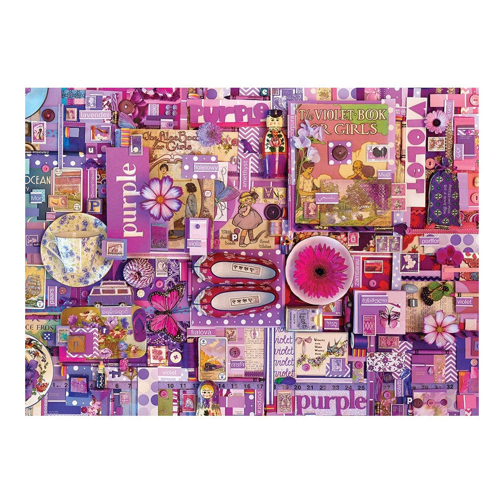 Puzzle - Cobble Hill - Rainbow Project 1000Pc Purple