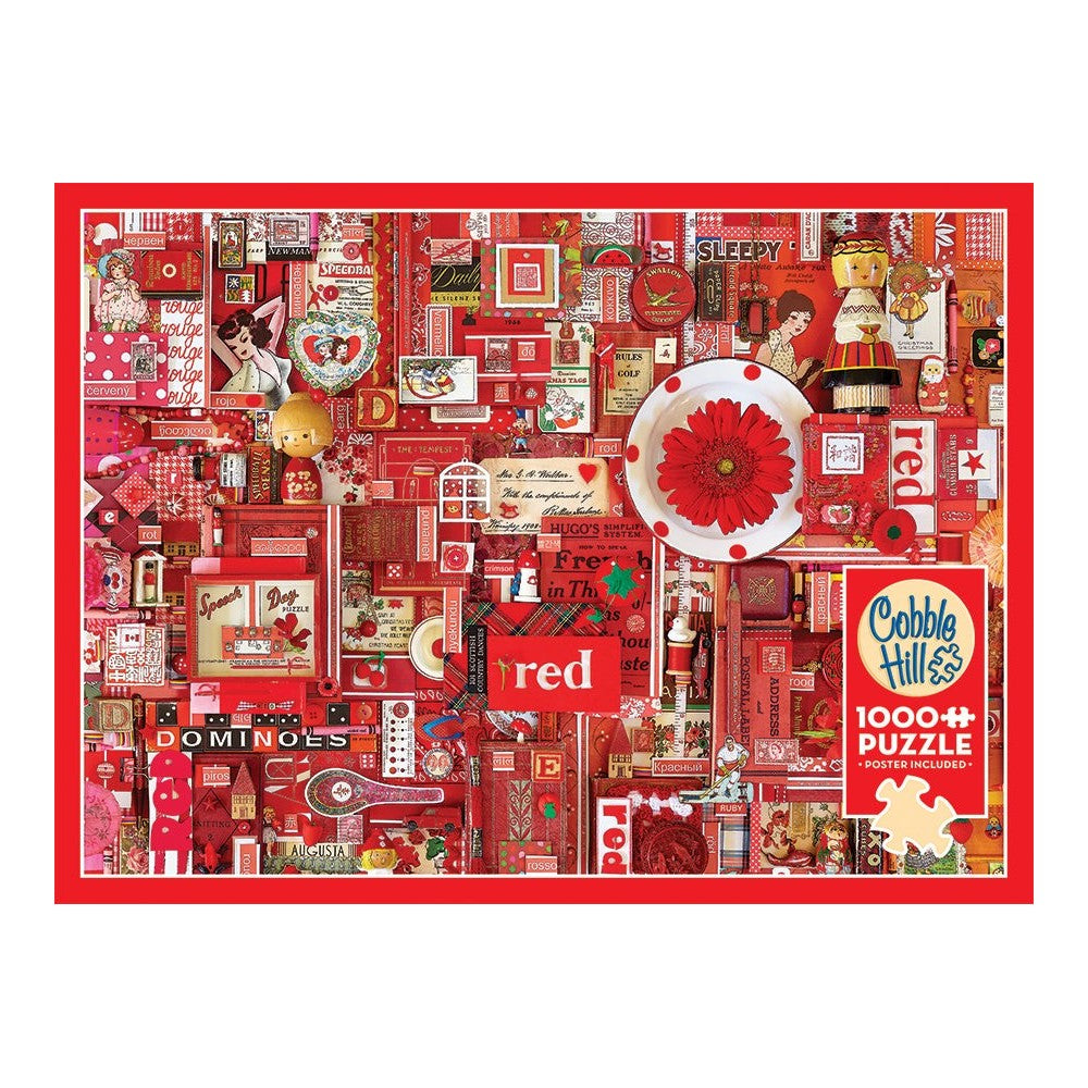Puzzle - Cobble Hill - Rainbow Project 1000Pc Red