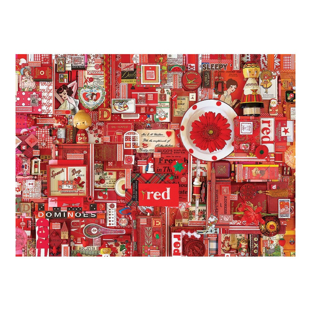 Puzzle - Cobble Hill - Rainbow Project 1000Pc Red