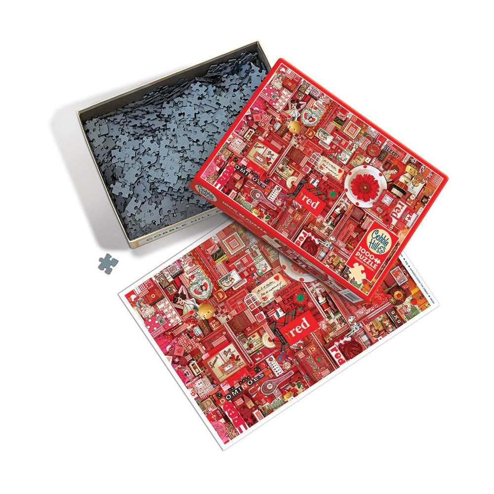 Puzzle - Cobble Hill - Rainbow Project 1000Pc Red