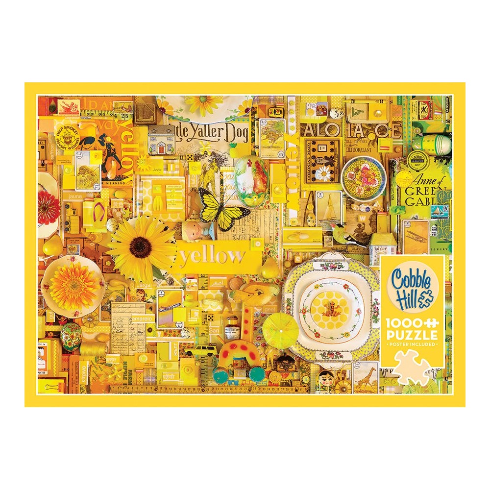 Puzzle - Cobble Hill - Rainbow Project 1000Pc Yellow