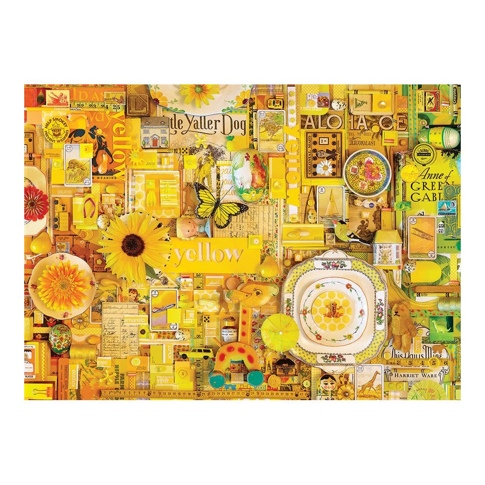 Puzzle - Cobble Hill - Rainbow Project 1000Pc Yellow