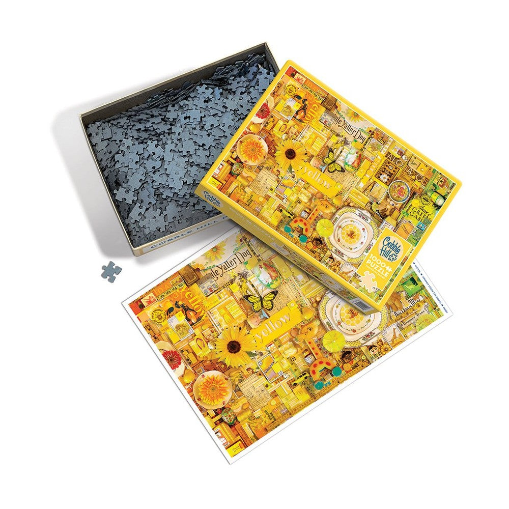 Puzzle - Cobble Hill - Rainbow Project 1000Pc Yellow