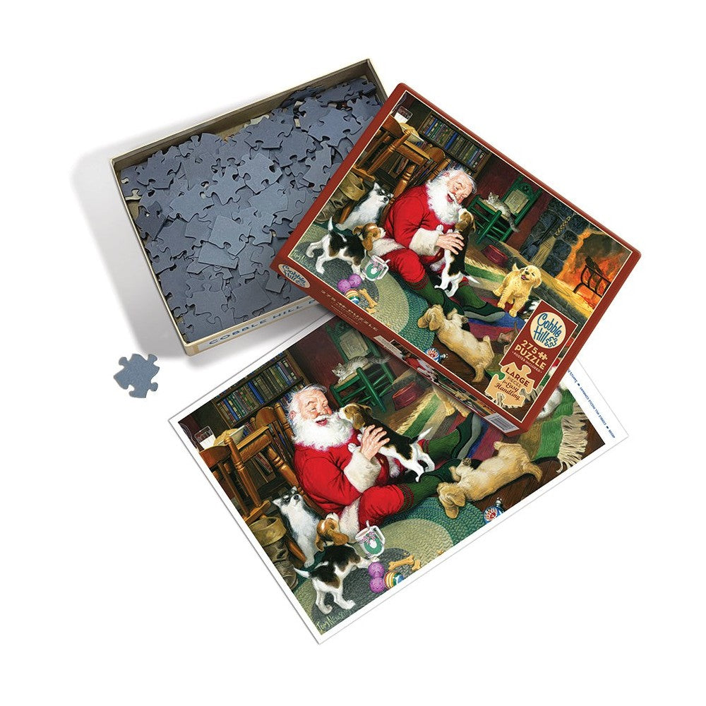 Puzzle - Cobble Hill - Santa's Playtime 275Pcxl