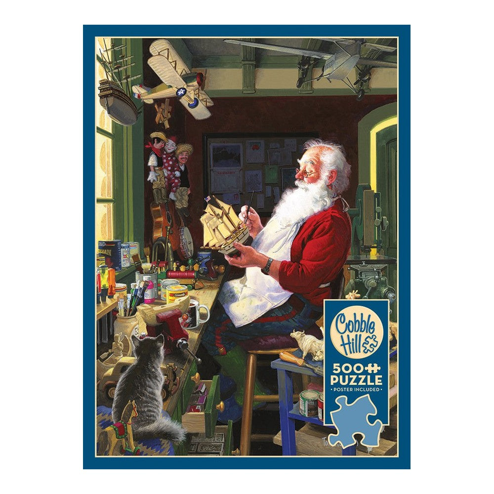 Puzzle - Cobble Hill - Santa's Workbench 500Pc