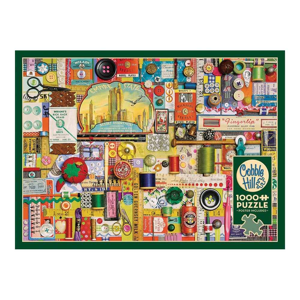 Puzzle - Cobble Hill - Sewing Notions 1000Pcs