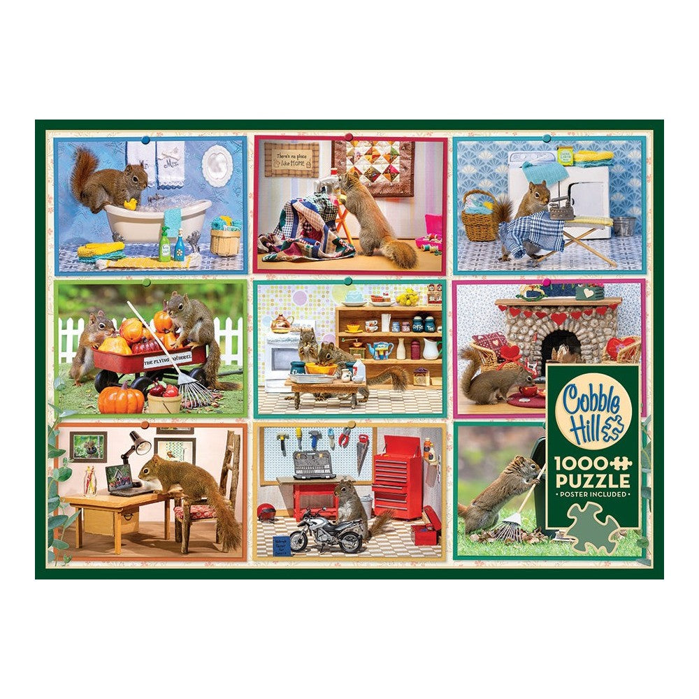 Puzzle - Cobble Hill - Squirrels At Home 1000Pc