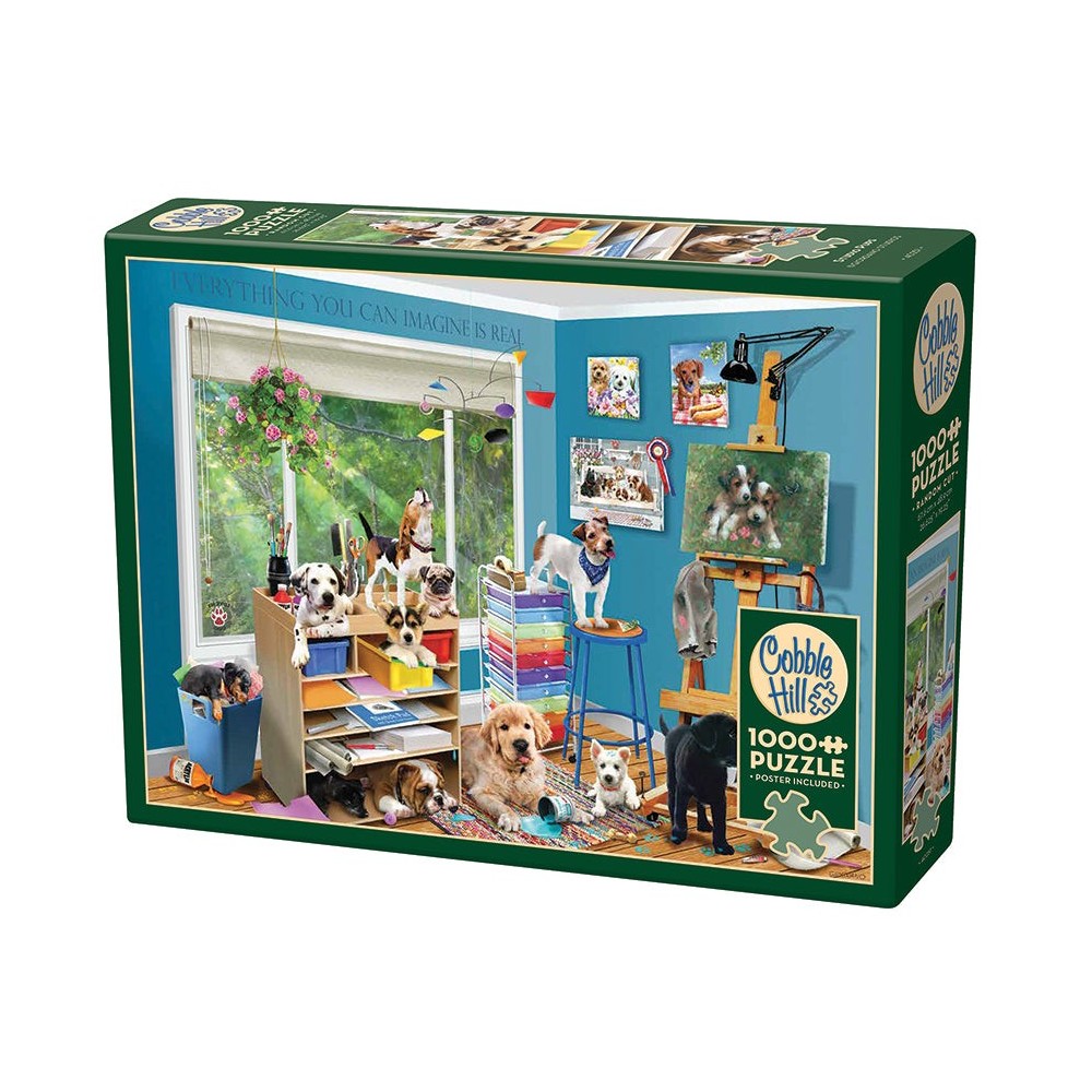 Puzzle - Cobble Hill - Studio Pups 1000Pc