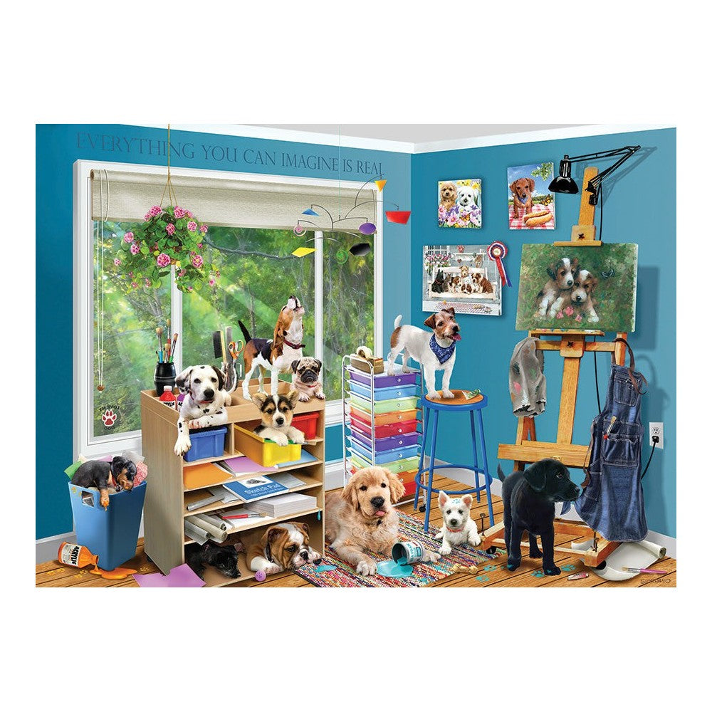 Puzzle - Cobble Hill - Studio Pups 1000Pc