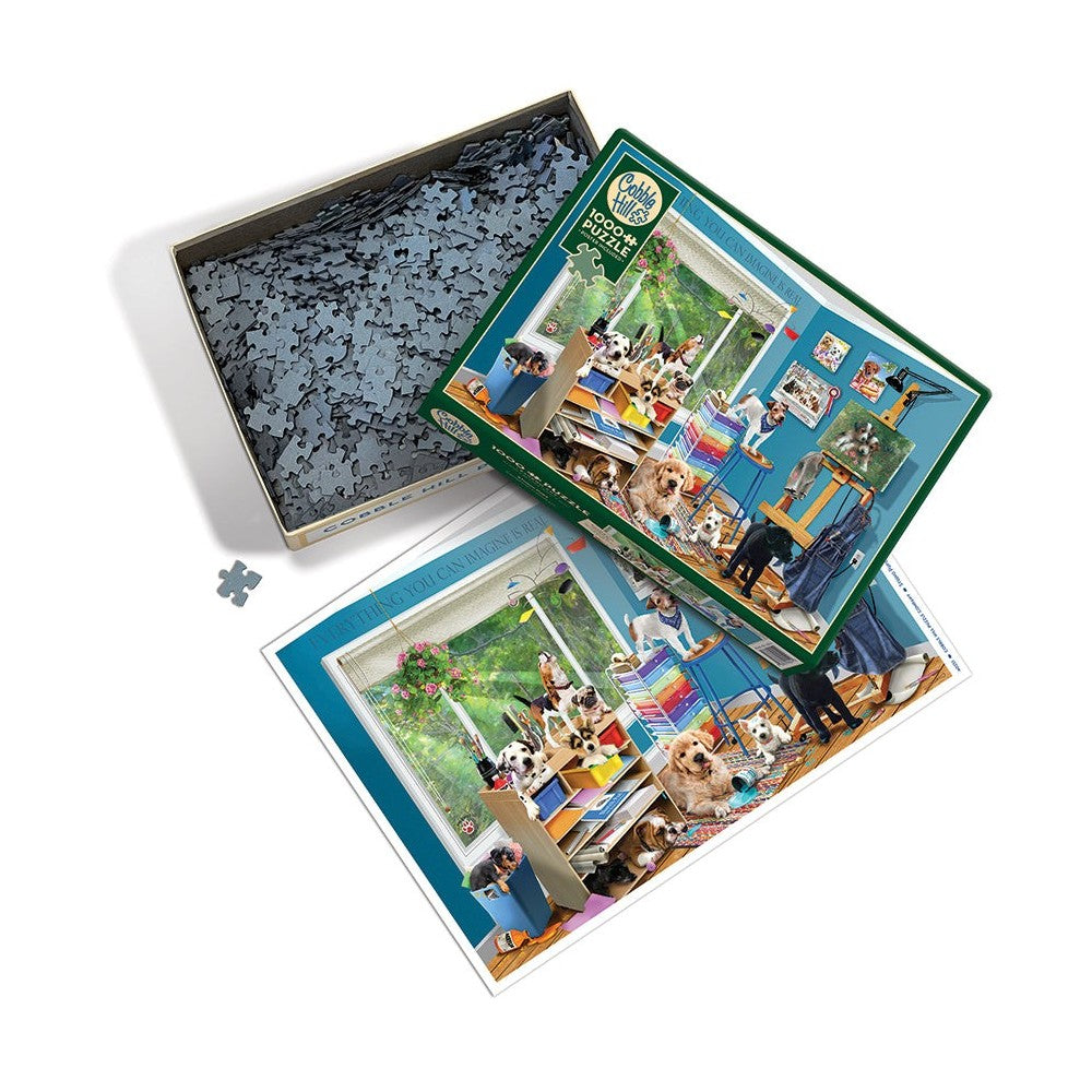 Puzzle - Cobble Hill - Studio Pups 1000Pc
