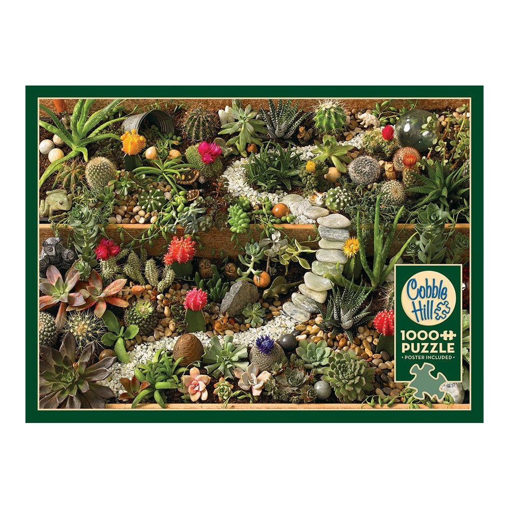 Puzzle - Cobble Hill - Succulent Garden 1000Pc