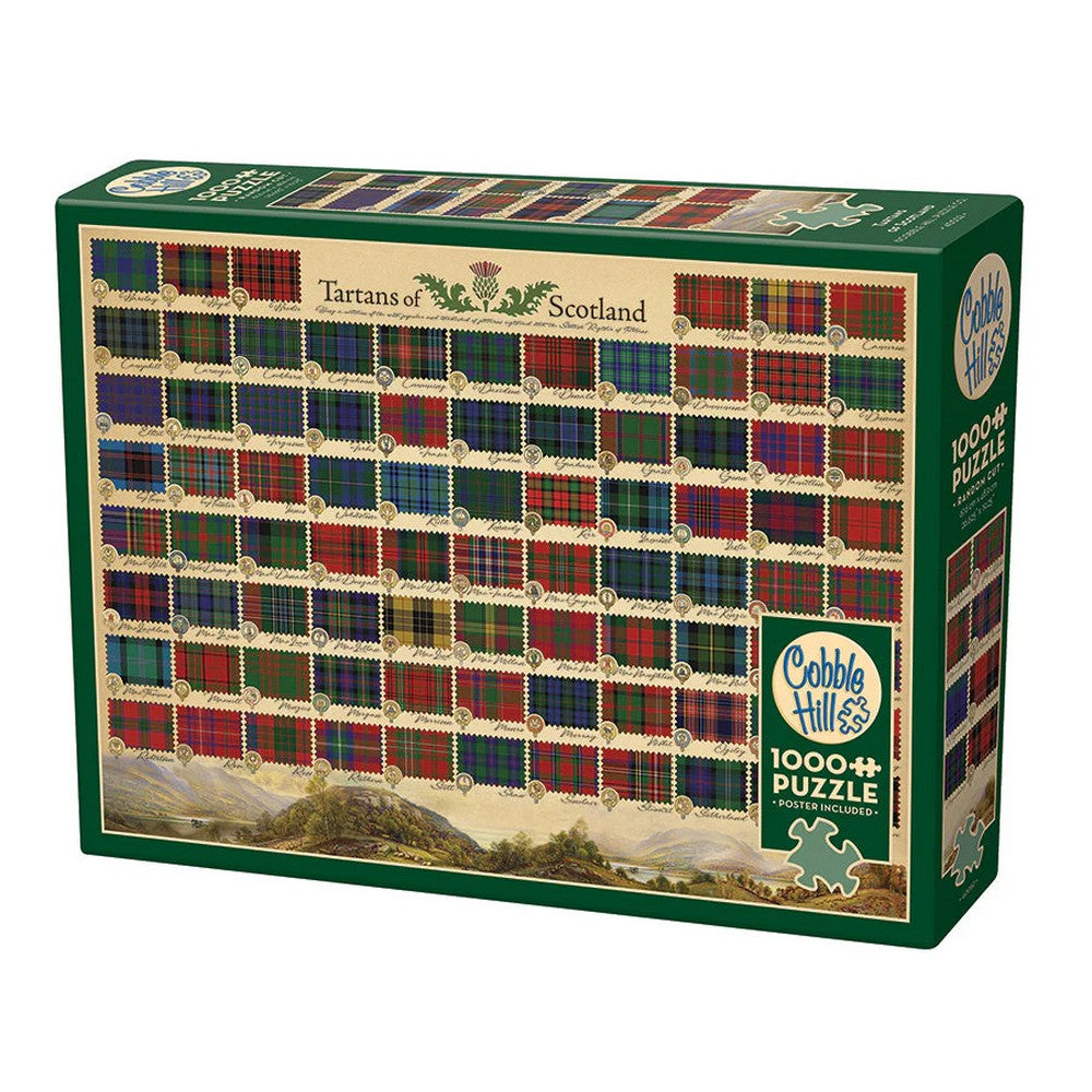 Puzzle - Cobble Hill - Tartans Of Scotland 1000Pc