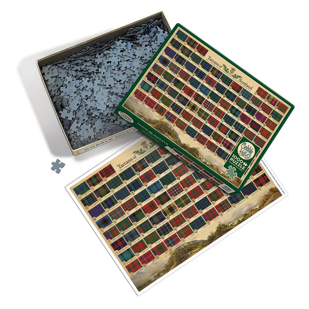 Puzzle - Cobble Hill - Tartans Of Scotland 1000Pc