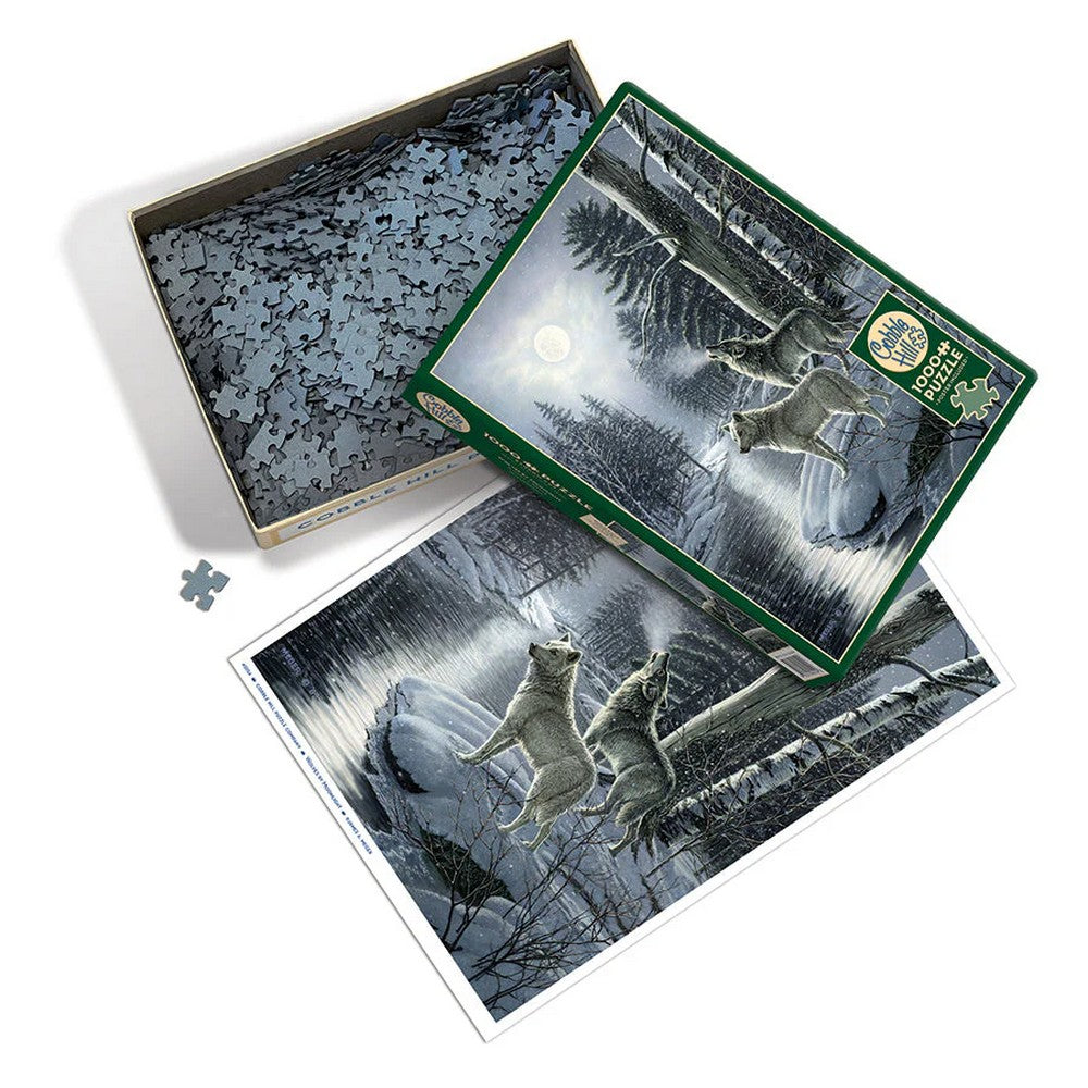 Puzzle - Wolves By Moonlight 1000Pc
