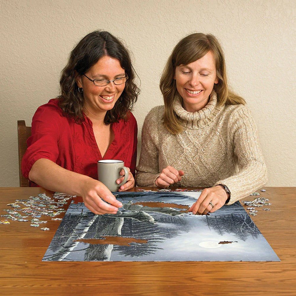 Puzzle - Wolves By Moonlight 1000Pc