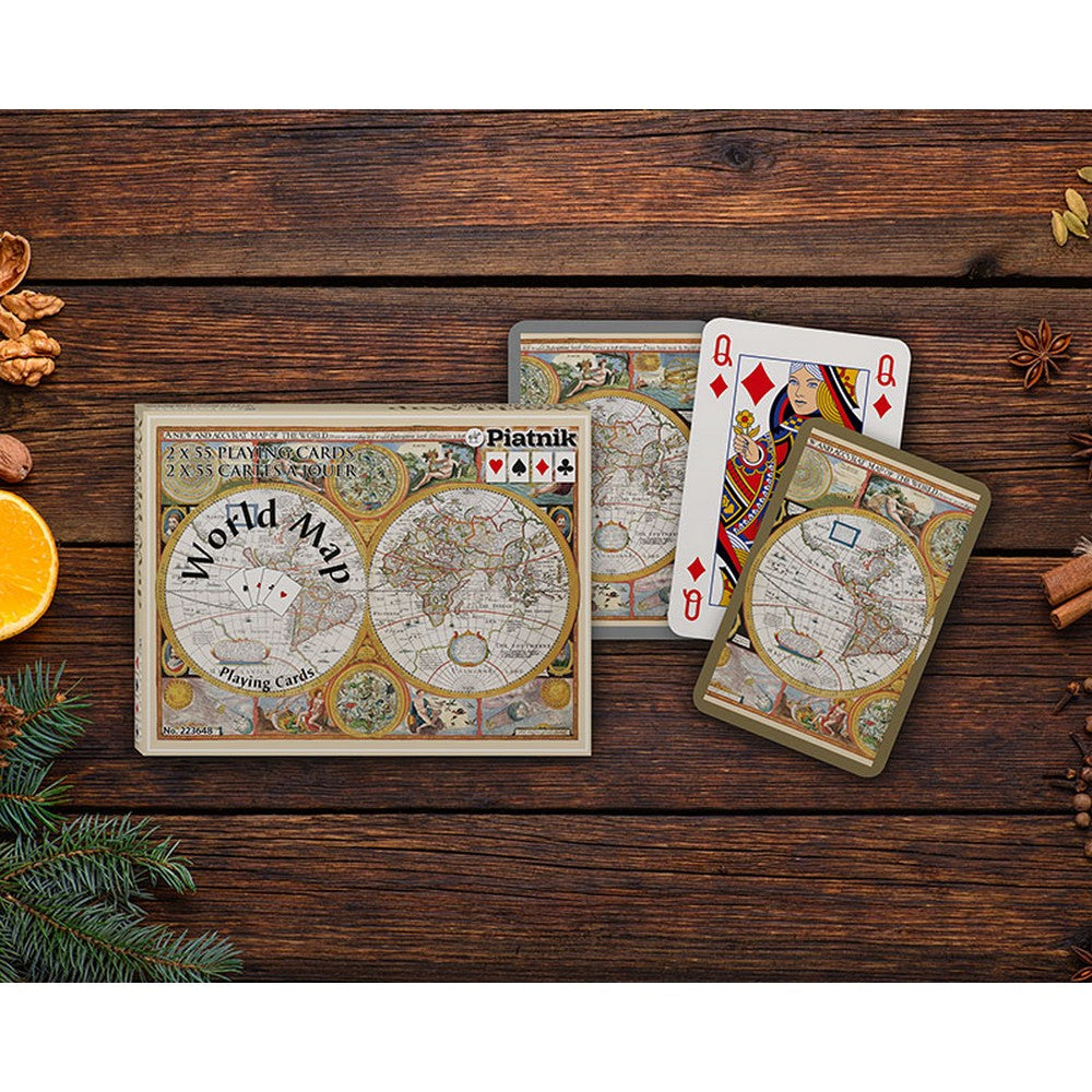 World Map Bridge Dbl Deck