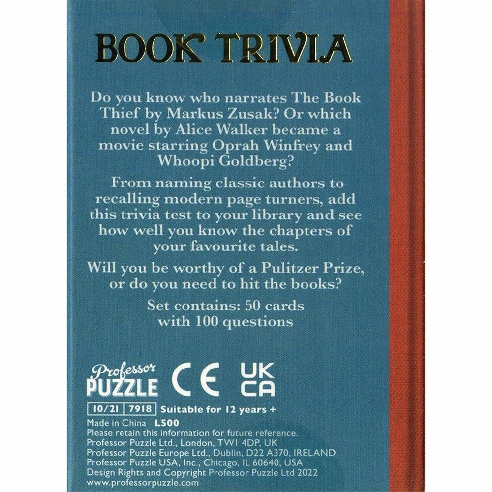 Book Trivia Mini Trivia Game