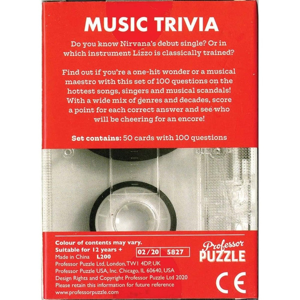 Music Trivia Mini Trivia Game