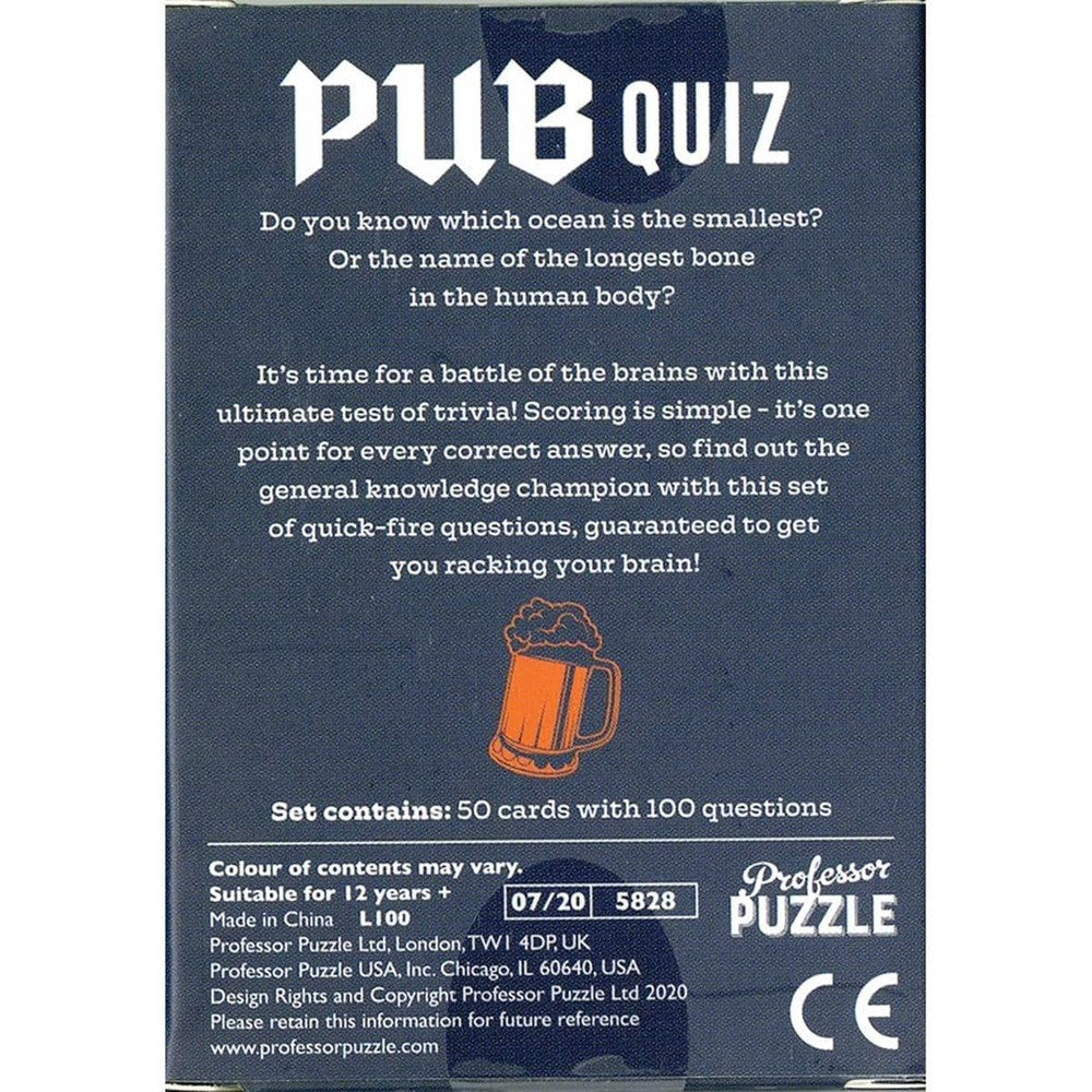 Pocket Pub Quiz Mini Trivia