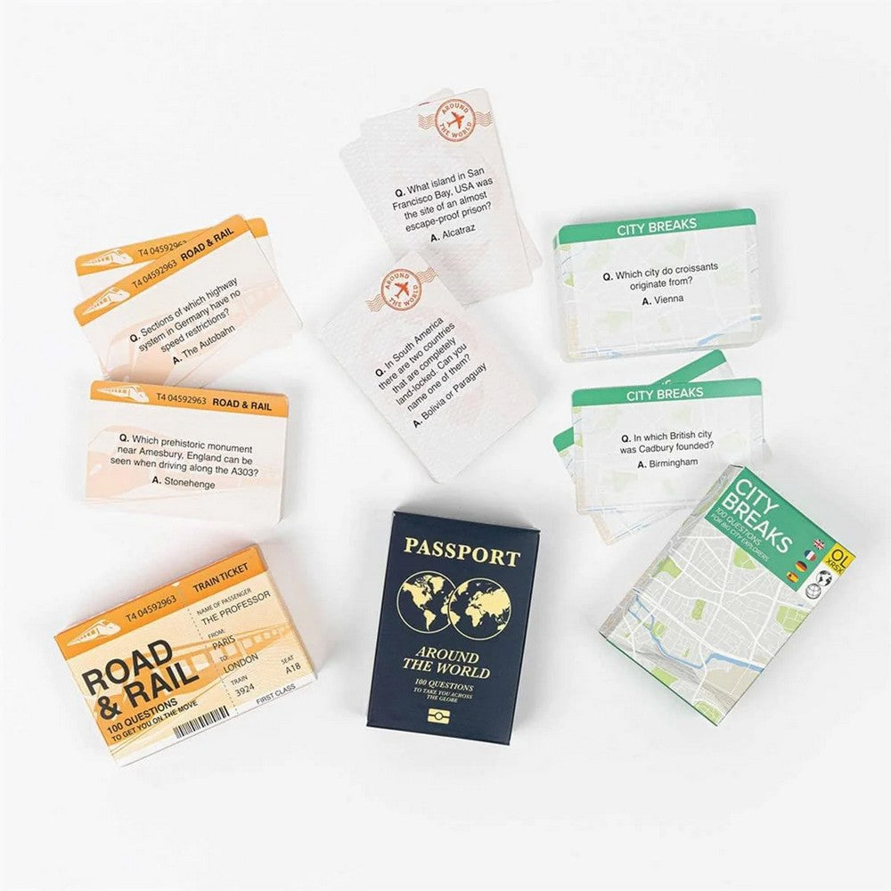 Travel Trivia Card Game