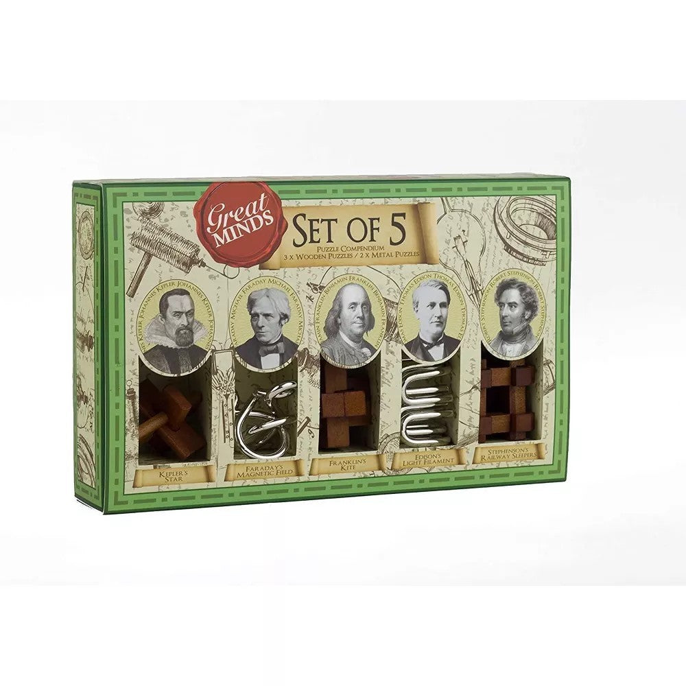 Puzzle - Great Minds Set Of 5 (Men)