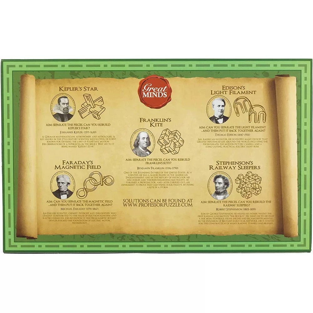 Puzzle - Great Minds Set Of 5 (Men)