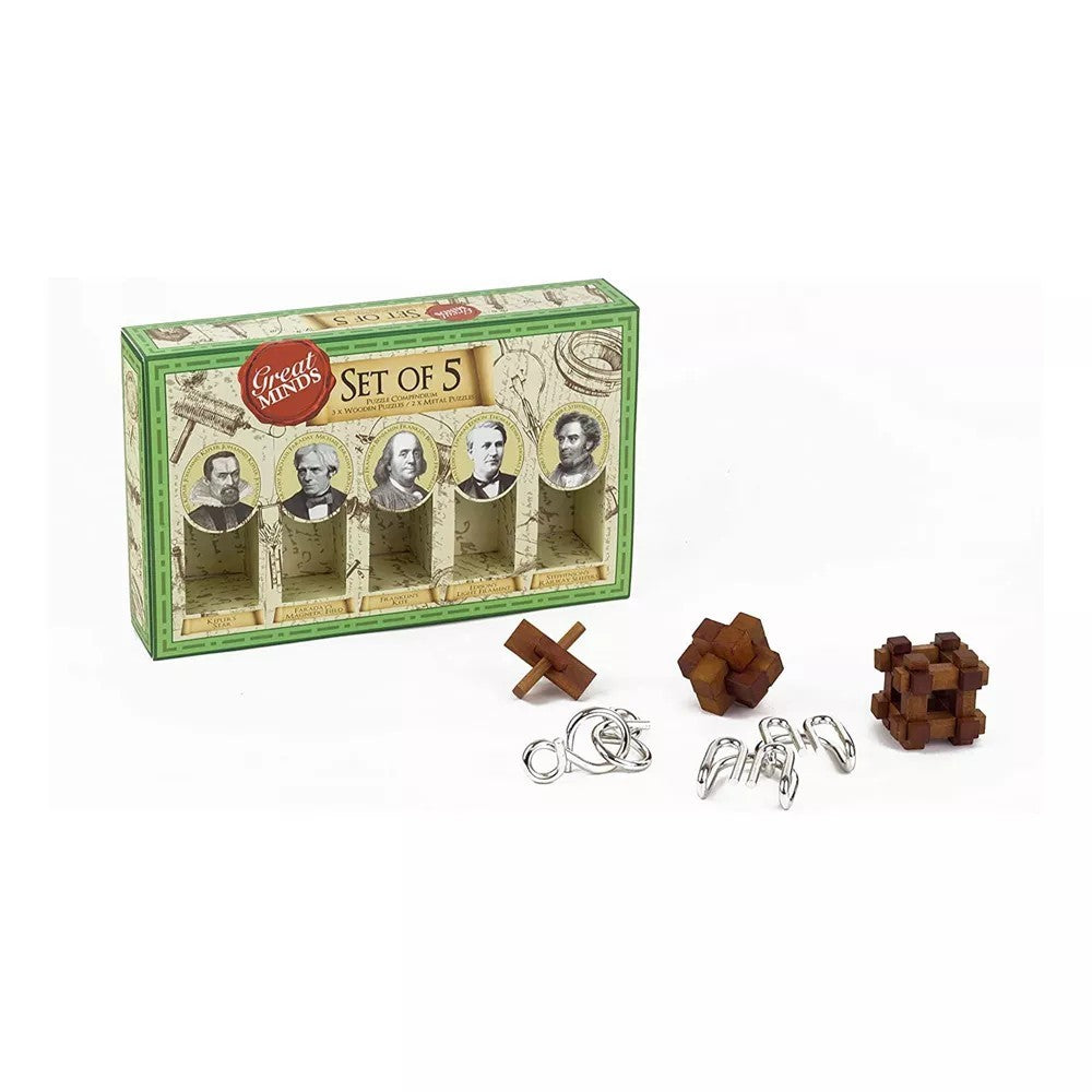 Puzzle - Great Minds Set Of 5 (Men)