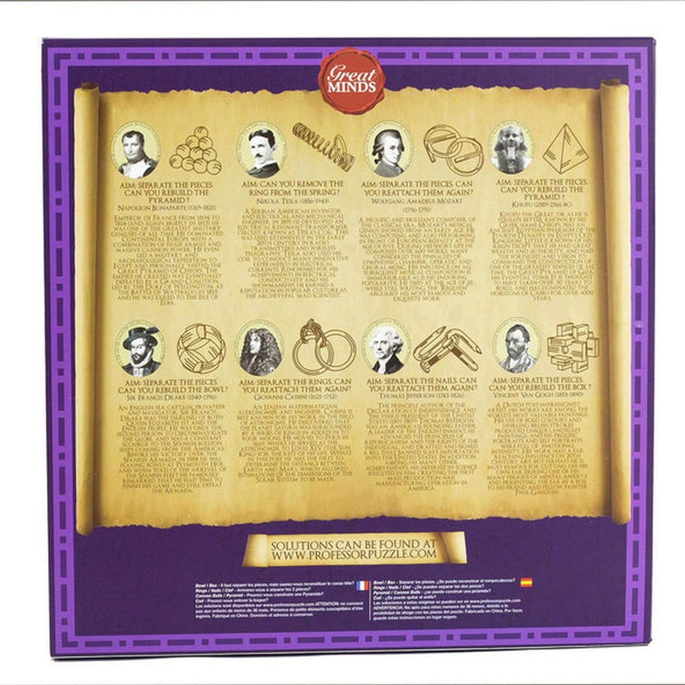 Puzzle - Professor Puzzle - Great Minds Set Of 8