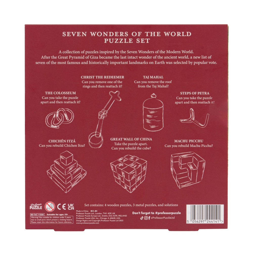 Puzzle - Professor Puzzle - Lost & Found 7 Wonders Puz;Set