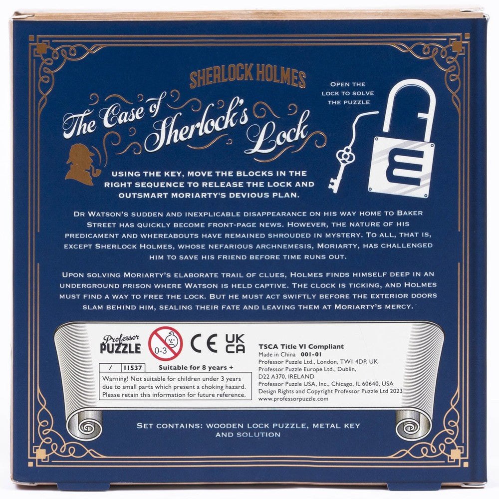 Puzzle - Professor Puzzle - Sherlock Holmes Sherlocks Lock