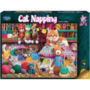 Puzzle - Holdson - Cat Napping Crochet Kittens
