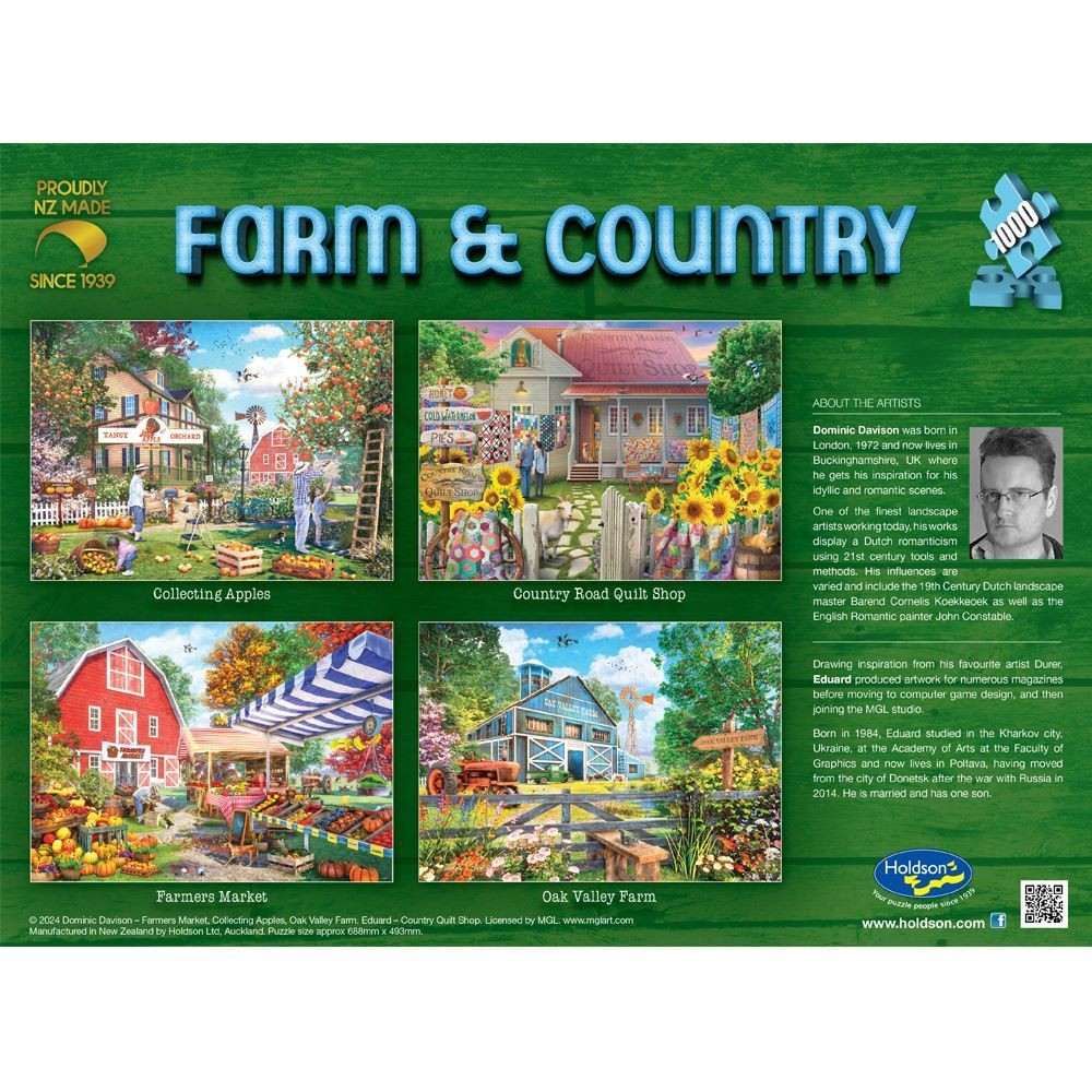 Puzzle - Holdson - Farm & Country Quilt Shop 1000