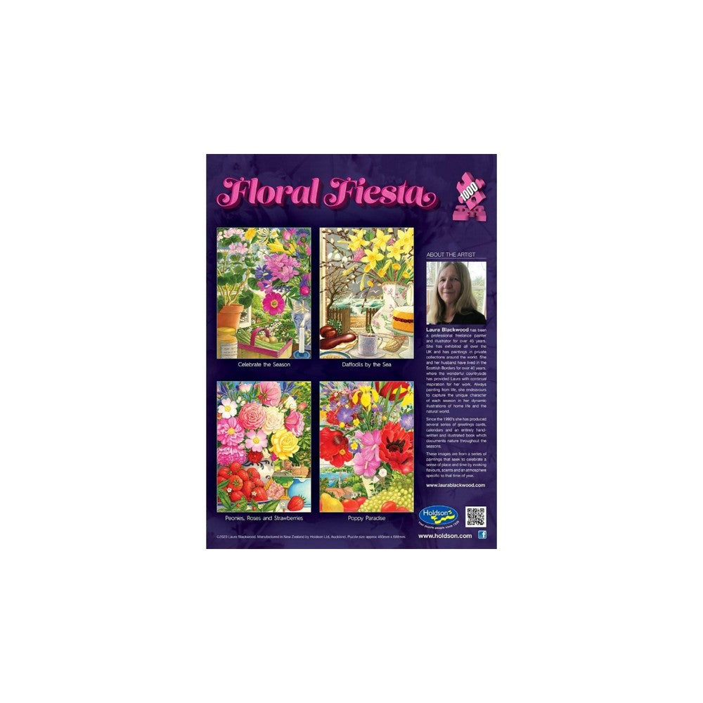 Puzzle - Holdson - Floral Fiesta Peonies & Strawb