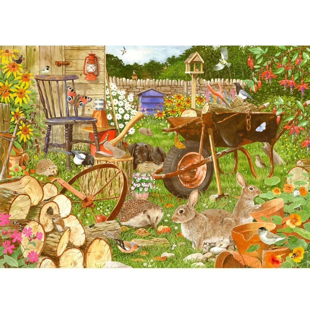 Puzzle - Holdson - Garden Visitors Rabbits 1000Pc