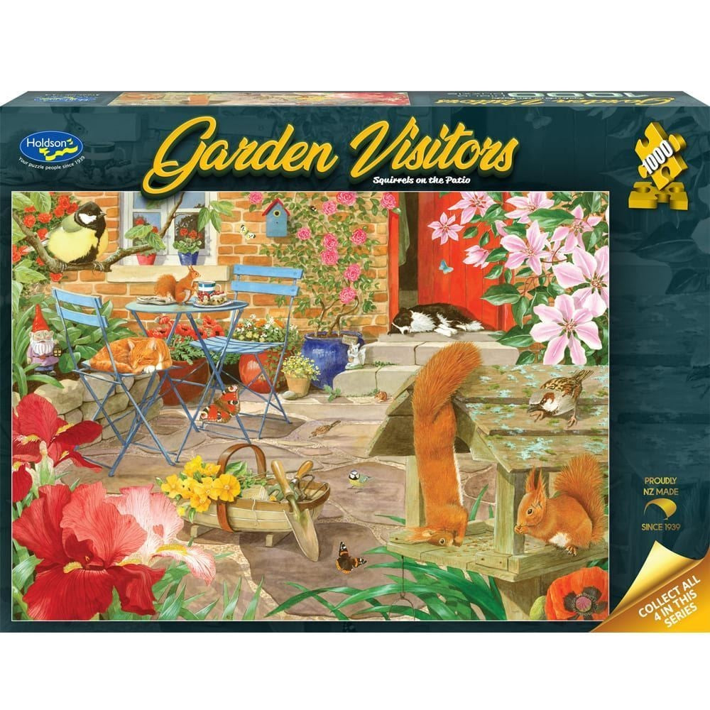 Puzzle - Holdson - Garden Visitors Squirrels 1000