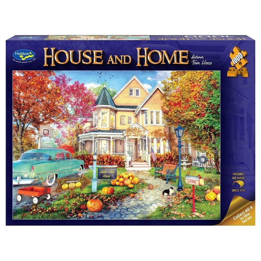 Puzzle - Holdson - House & Home Autumn Town 1000P