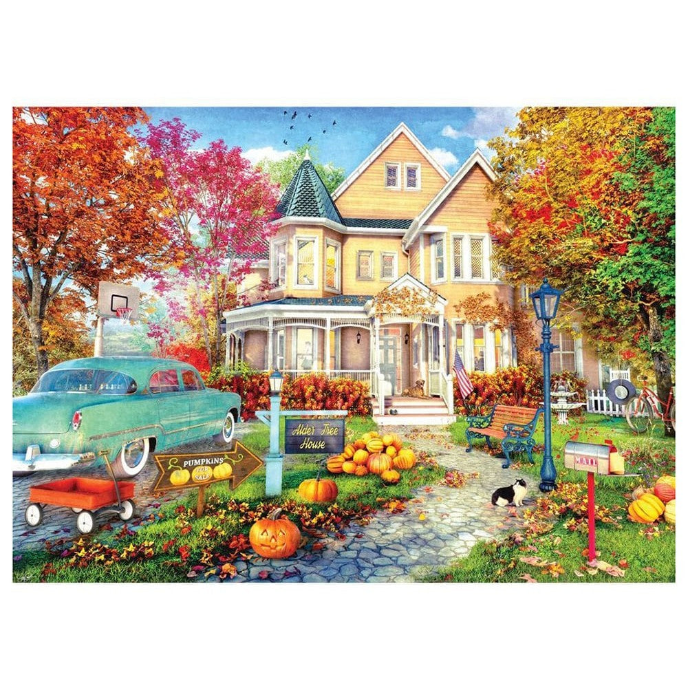 Puzzle - Holdson - House & Home Autumn Town 1000P