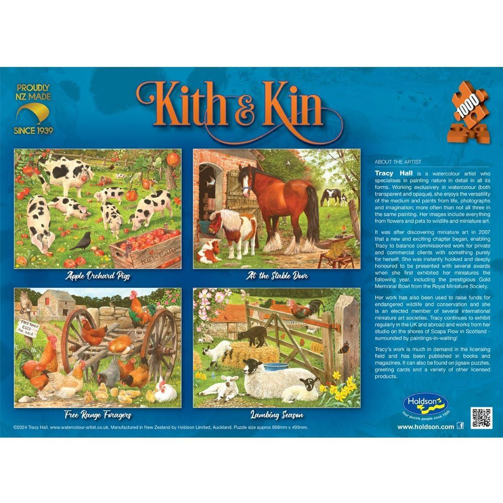 Puzzle - Holdson - Kith & Kin Orchard Pigs 1000Pc