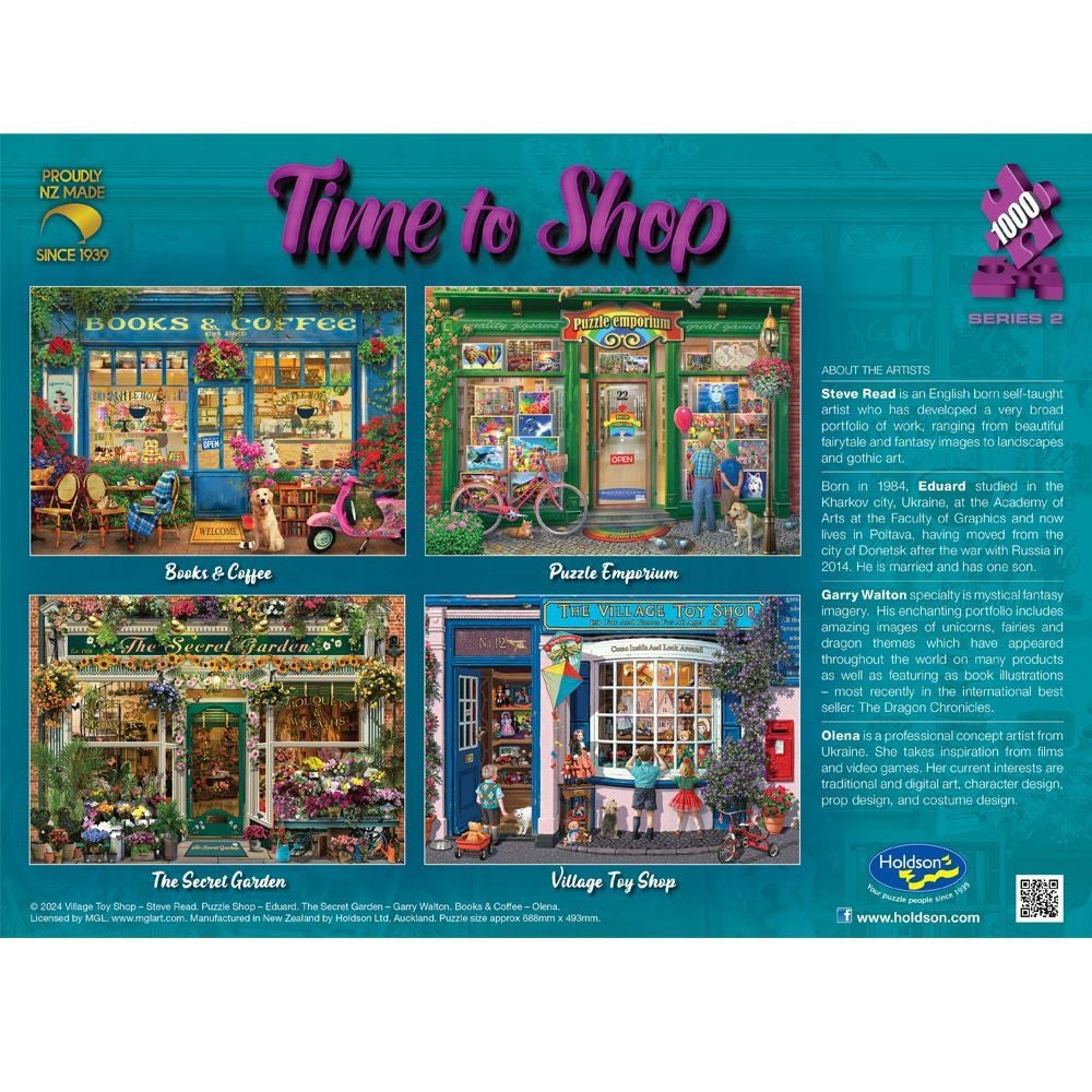 Puzzle - Holdson - Time To Shop 2 Secret Garden