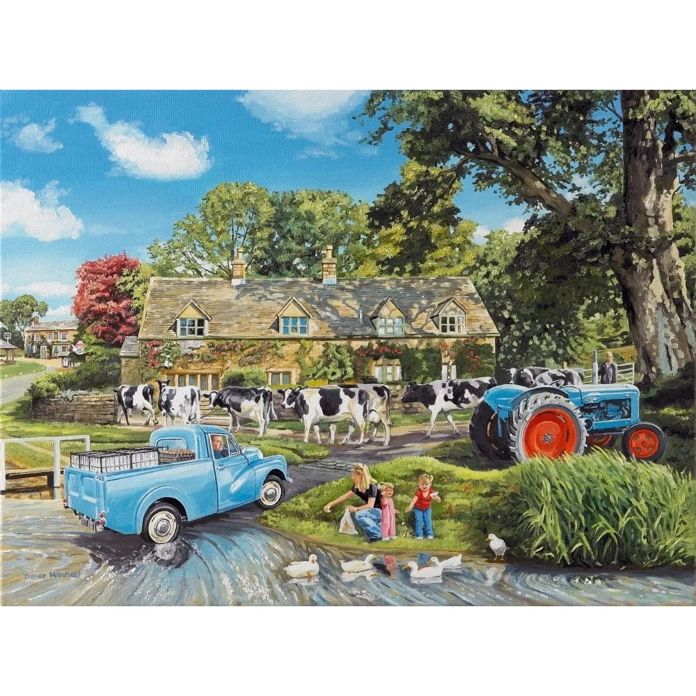 Puzzle - Holdson - Village Kids Crossing The Ford