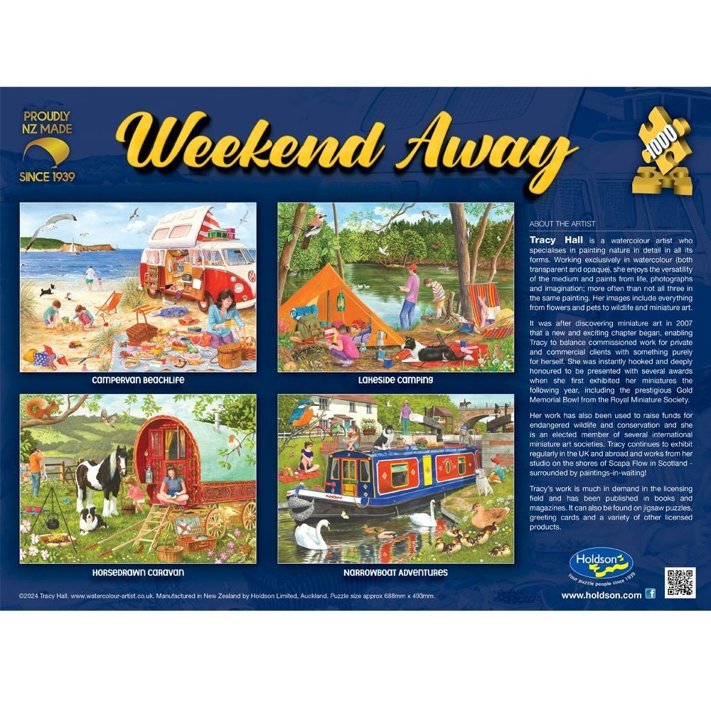 Puzzle - Holdson - Weekend Away Lakeside 1000Pc