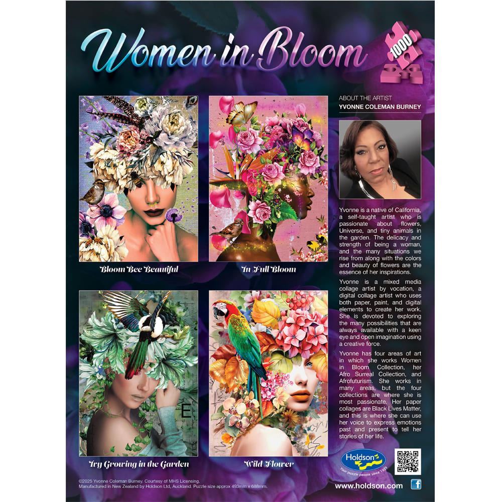 Puzzle - Holdson - Woman In Bloom Wildflower 1000