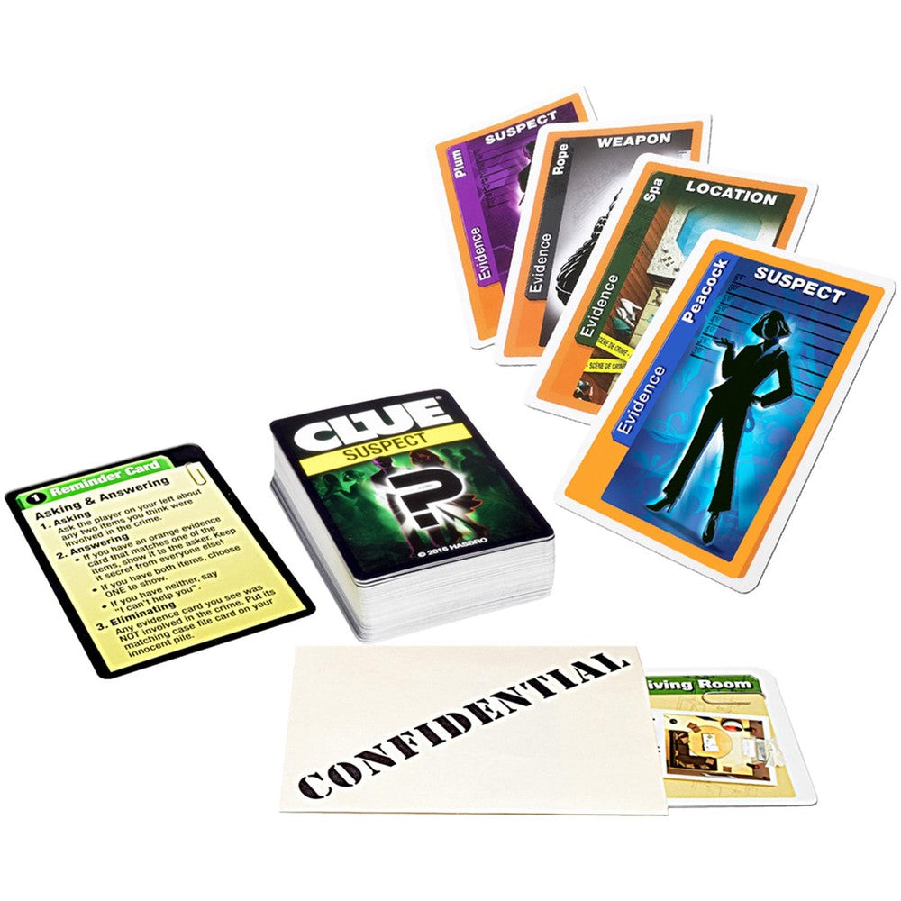 Clue Suspect Card Game