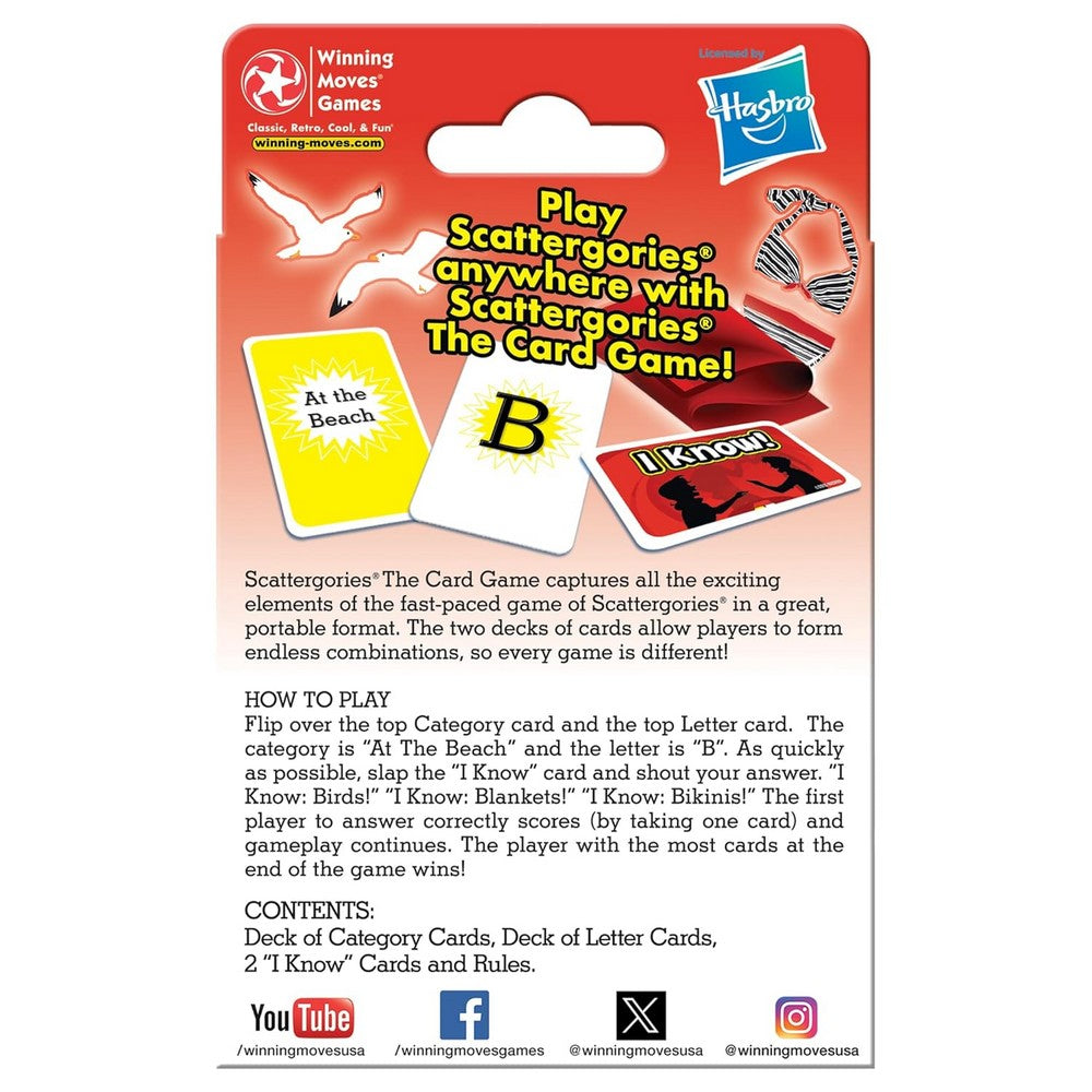 Scattergories The Card Game from Winning Moves USA