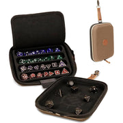 U2 ENHANCE Designer Edition Dice Tray - Dice Case and Dice Holder (28+ Dice & EVA Shell) (Tan)